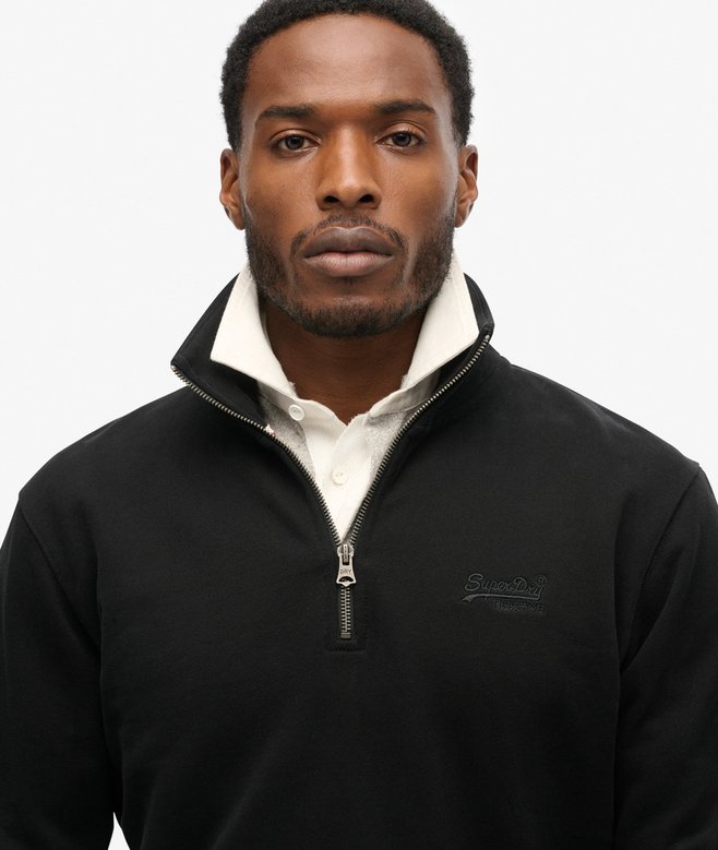 superdry Sudadera con cuello panadero con logotipo Essential Rebajas de fábrica
