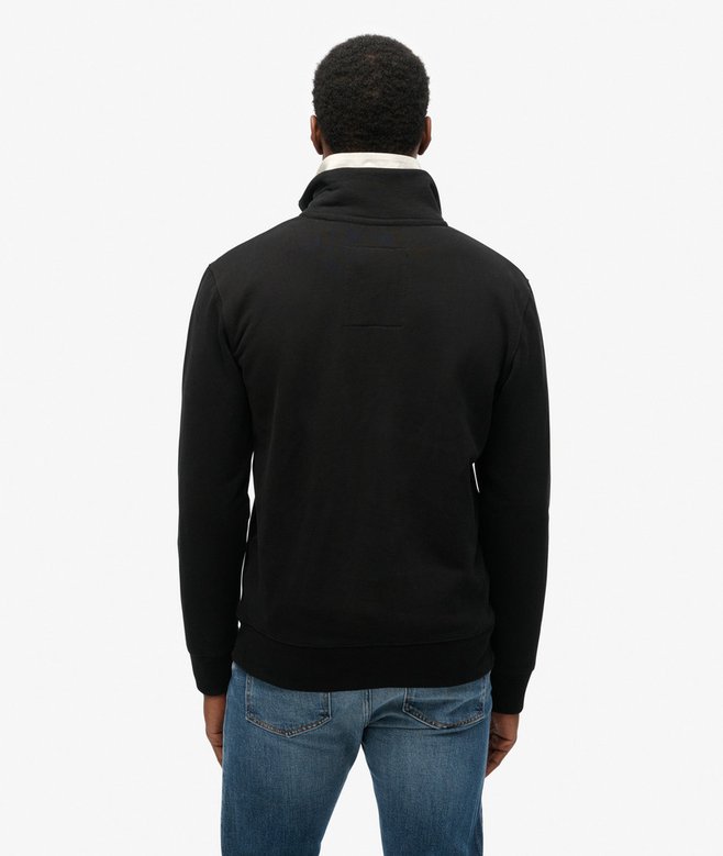 superdry Sudadera con cuello panadero con logotipo Essential Rebajas de fábrica