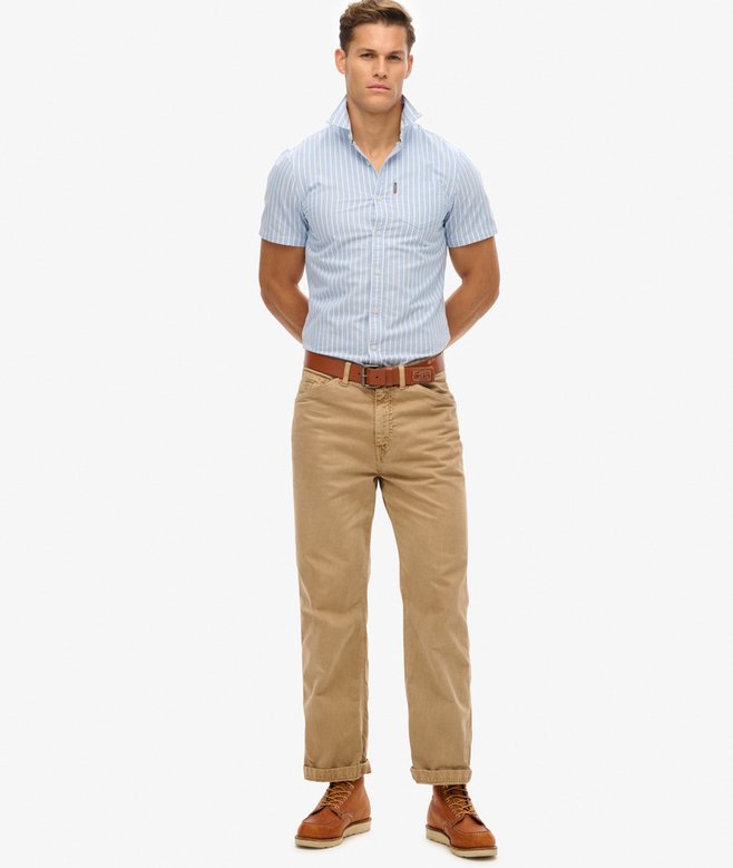superdry Camisa Oxford de manga corta Tienda