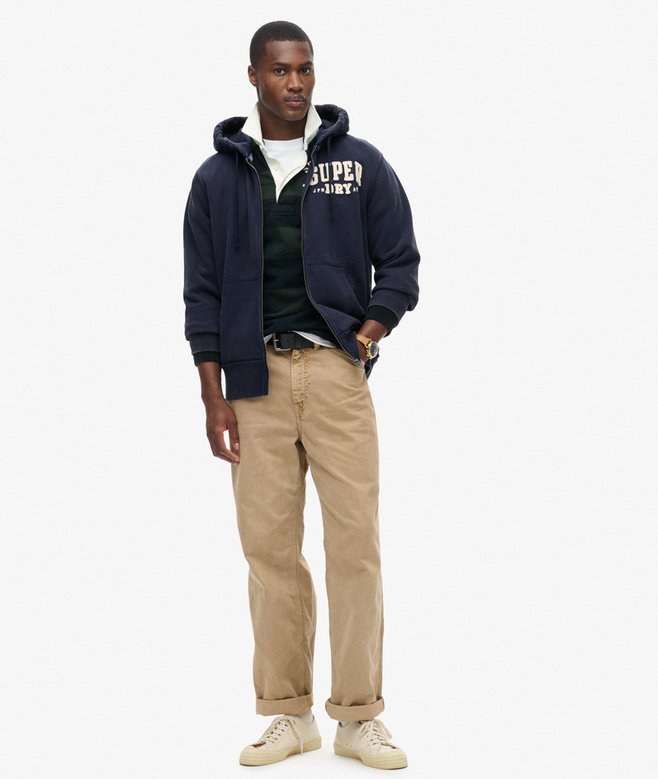 superdry Sudadera con capucha y cremallera Vintage Athletic Liquidación
