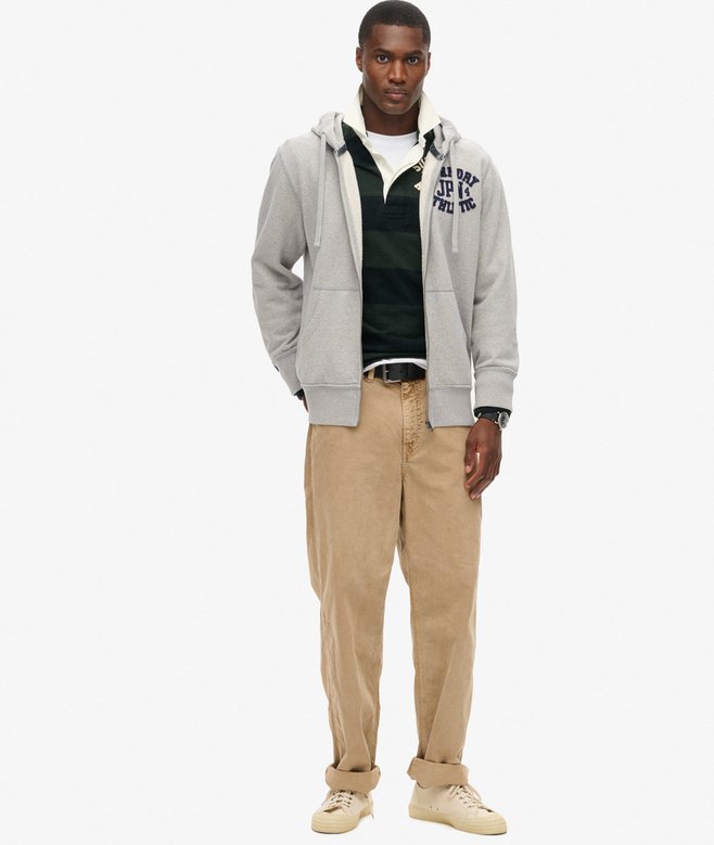 superdry Sudadera con capucha y cremallera Vintage Athletic Mejor oferta