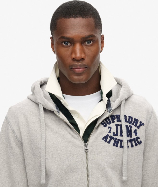 superdry Sudadera con capucha y cremallera Vintage Athletic Mejor oferta