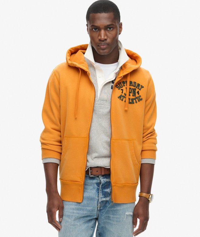superdry Sudadera con capucha y cremallera Vintage Athletic Oferta especial