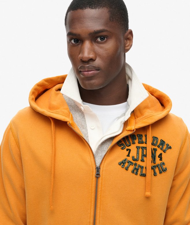 superdry Sudadera con capucha y cremallera Vintage Athletic Oferta especial