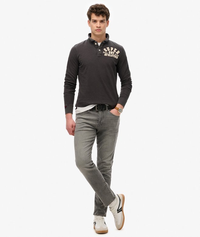 superdry Polo de manga larga Vintage Athletic Envío gratis