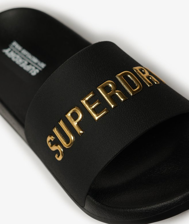superdry Chanclas de piscina veganas con logo Precio ultrabajo