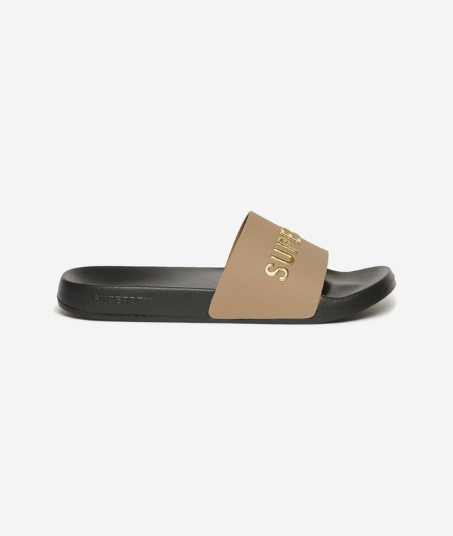 superdry Chanclas de piscina veganas con logo Devoluciones gratuitas