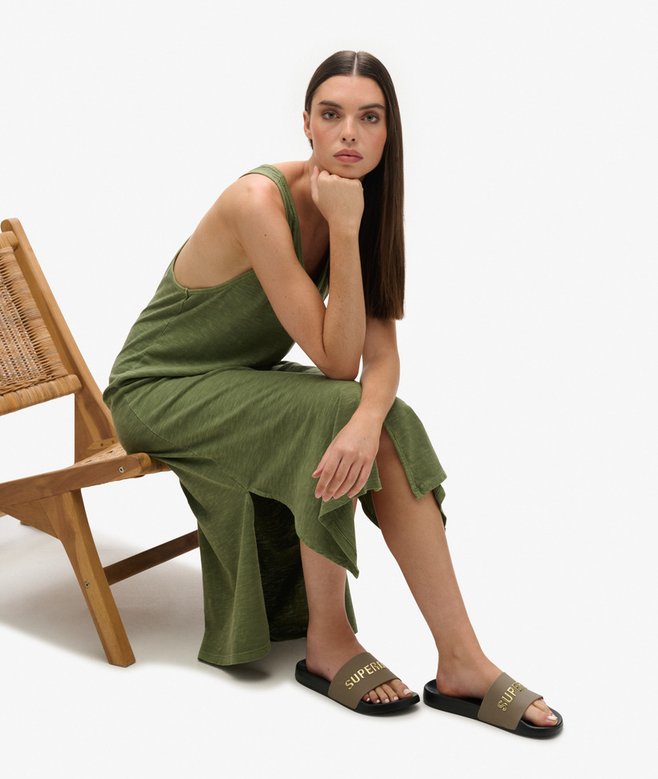 superdry Chanclas de piscina veganas con logo Devoluciones gratuitas