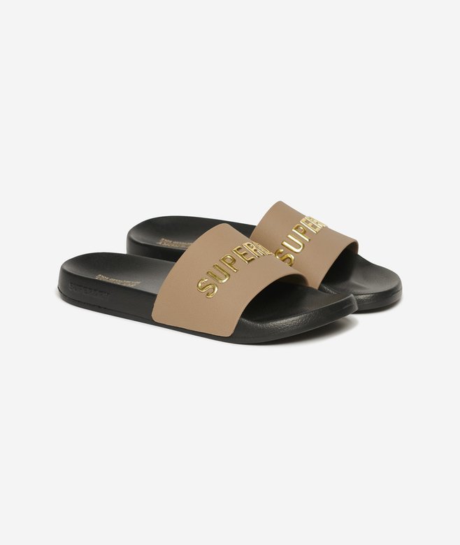 superdry Chanclas de piscina veganas con logo Devoluciones gratuitas