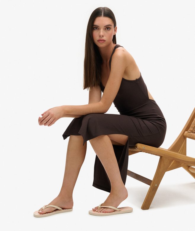 superdry Chanclas veganas con logotipo Vintage Logo Ofertas