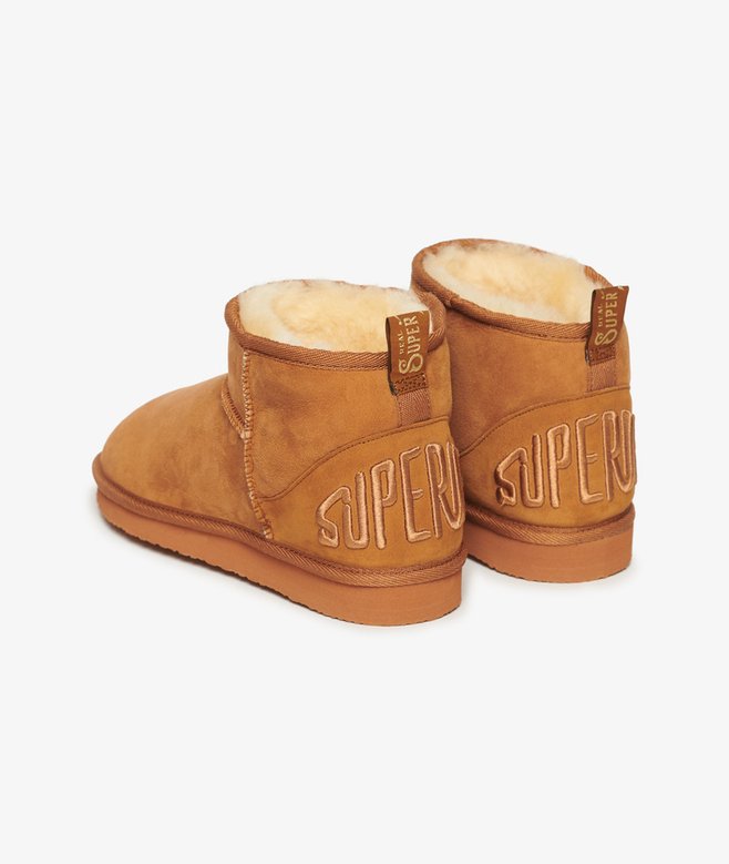 superdry Minibotas de ante con borreguillo Rebajas de fábrica