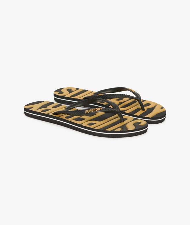 superdry Chanclas veganas con logotipo Vintage Logo Liquidación