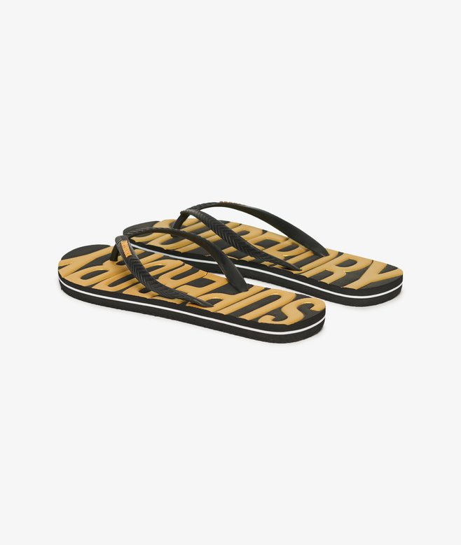 superdry Chanclas veganas con logotipo Vintage Logo Liquidación