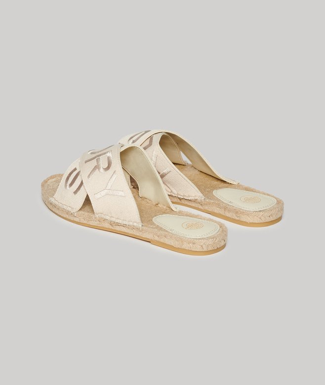 superdry Chanclas de tiras cruzadas estilo alpargata Mejor oferta