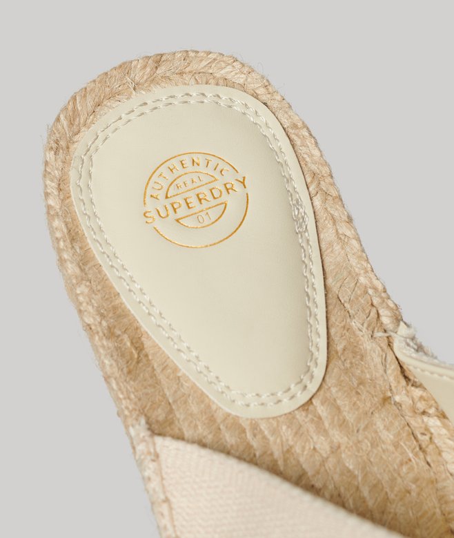 superdry Chanclas de tiras cruzadas estilo alpargata Mejor oferta