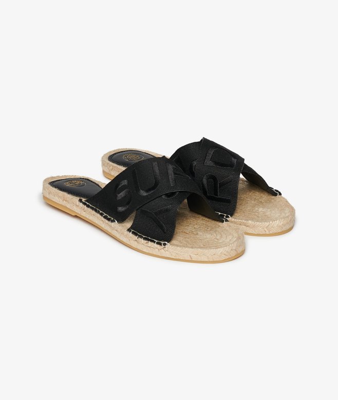 superdry Chanclas de tiras cruzadas estilo alpargata Rebajas online