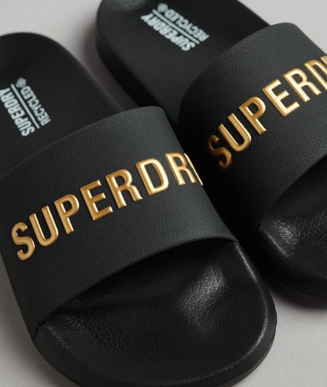 superdry Chanclas de piscina con logotipo CODE ÚLTIMAS EDICIONES