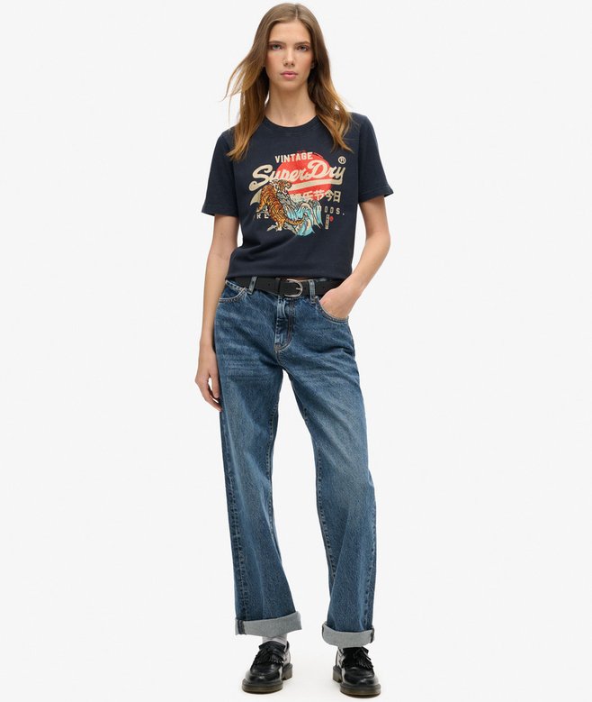 superdry Camiseta de corte relajado Tokyo Tienda de fábrica