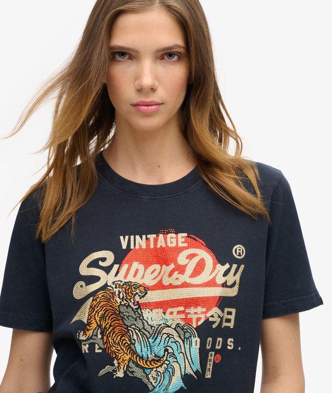 superdry Camiseta de corte relajado Tokyo Tienda de fábrica