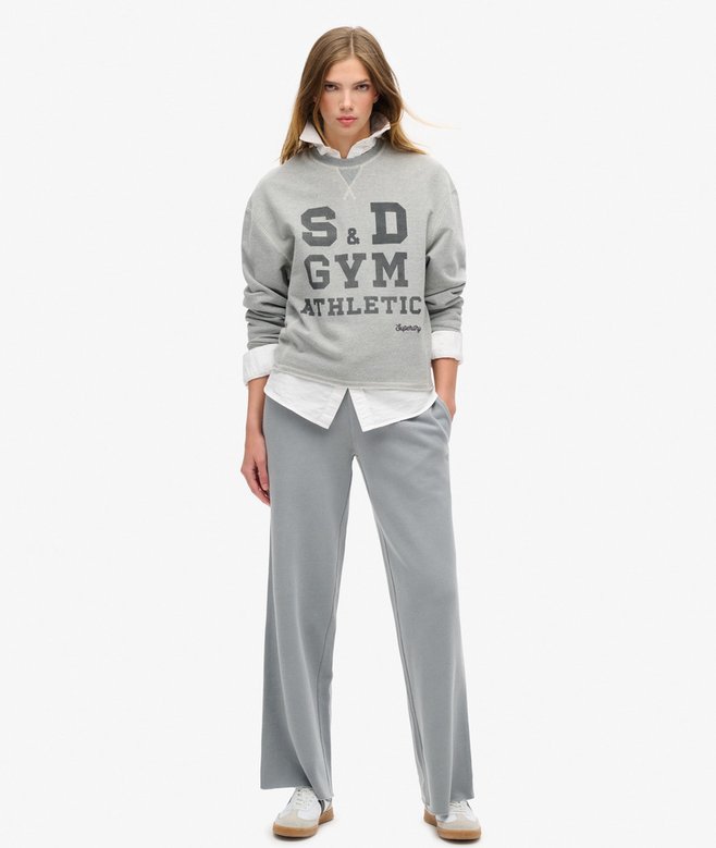 superdry Sudadera de corte holgado y cuello redondo Athletic Essentials En oferta