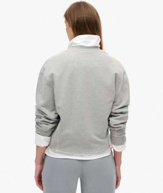 superdry Sudadera de corte holgado y cuello redondo Athletic Essentials En oferta