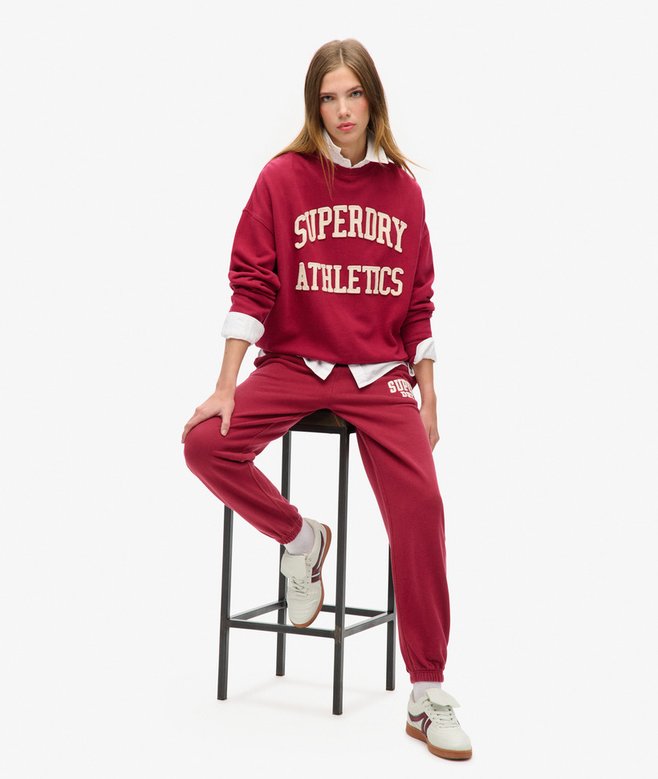 superdry Joggers de corte boyfriend Athletic Essentials Grandes ahorros