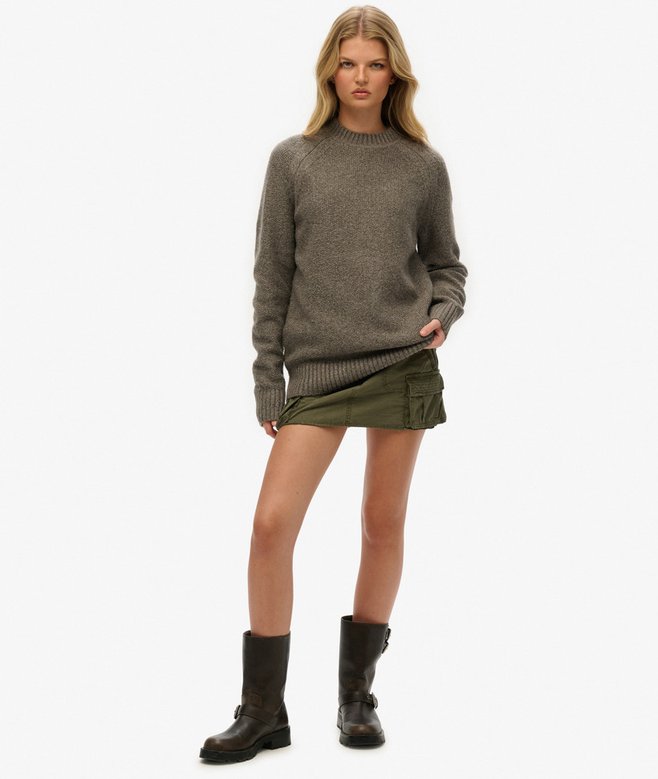superdry Jersey raglán grueso extragrande Devoluciones gratuitas