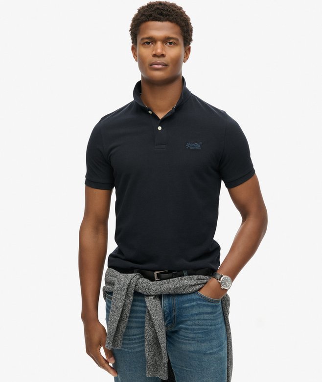 superdry Polo de piqué Classic Rebajas de fábrica