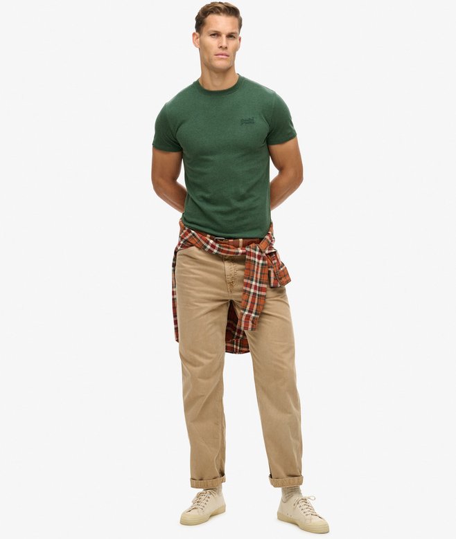 superdry Camiseta de algodón orgánico con logotipo Essential Los más vendidos
