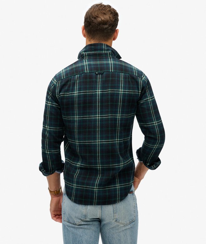 superdry Camisa de leñador de algodón de manga larga Ventas relámpago
