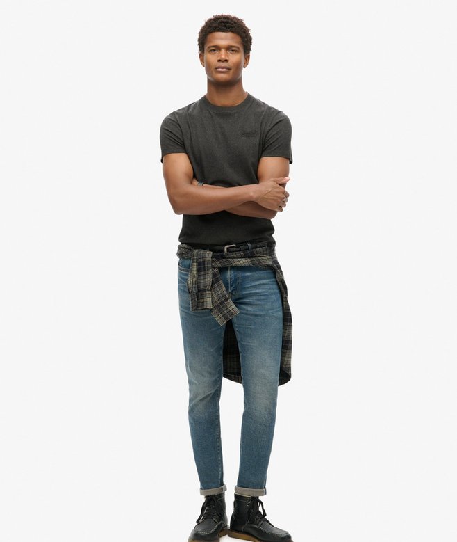 superdry Camiseta de algodón orgánico con logotipo Essential Descuento