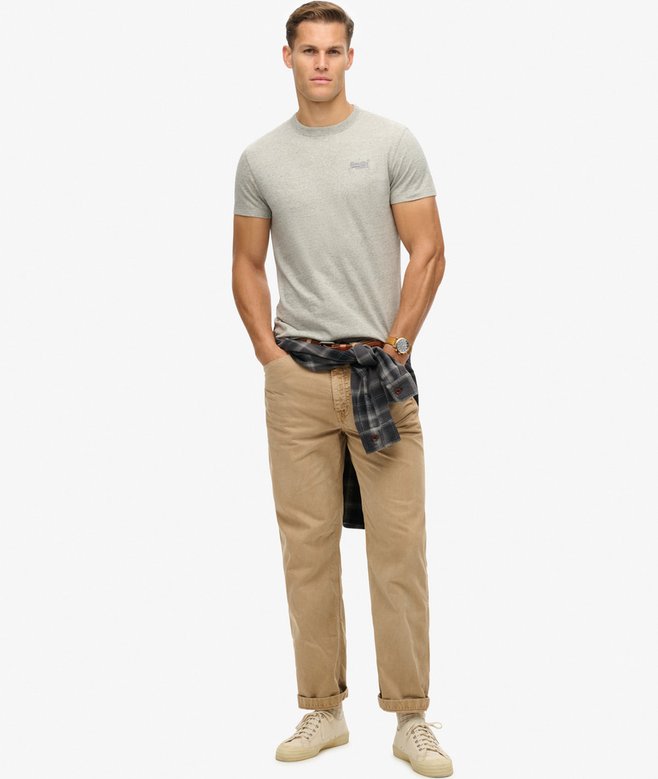 superdry Camiseta de algodón orgánico con logotipo Essential Rebajas online