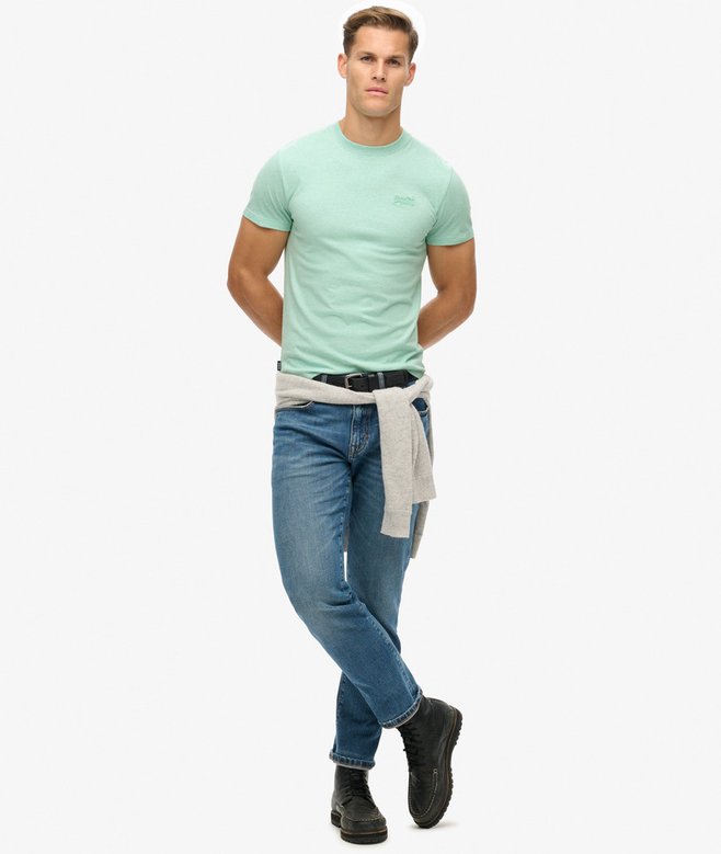 superdry Camiseta de algodón orgánico con logotipo Essential Rebajas top