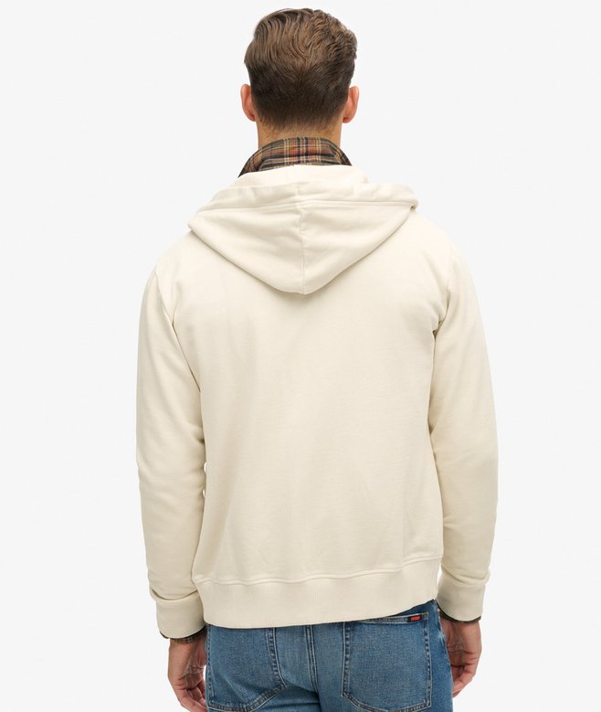 superdry Sudadera lavada con capucha cremallera y logotipo Essential Envío gratis