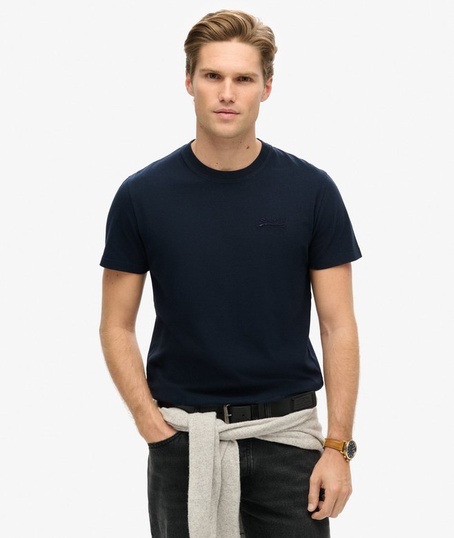 superdry Camiseta de algodón orgánico con logotipo Essential Oferta especial