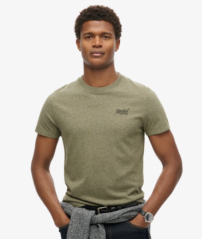 superdry Camiseta de algodón orgánico con logotipo Essential ÚLTIMAS EDICIONES