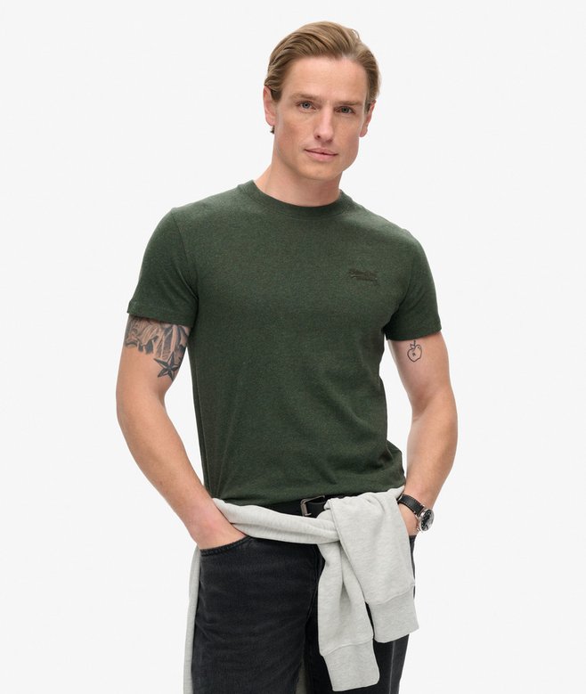superdry Camiseta de algodón orgánico con logotipo Essential Solo hoy