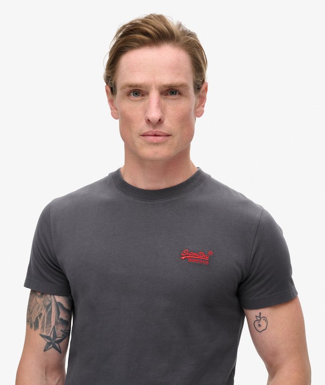 superdry Camiseta de algodón orgánico con logotipo Essential Promoción trimestral