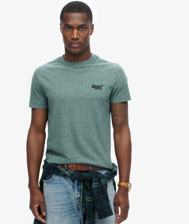 superdry Camiseta de algodón orgánico con logotipo Essential Grandes descuentos