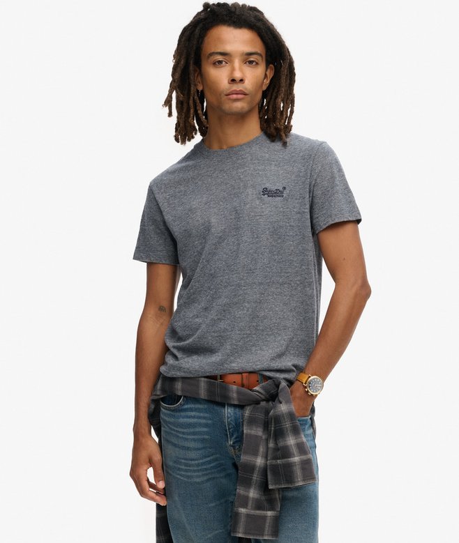 superdry Camiseta de algodón orgánico con logotipo Essential Liquidación