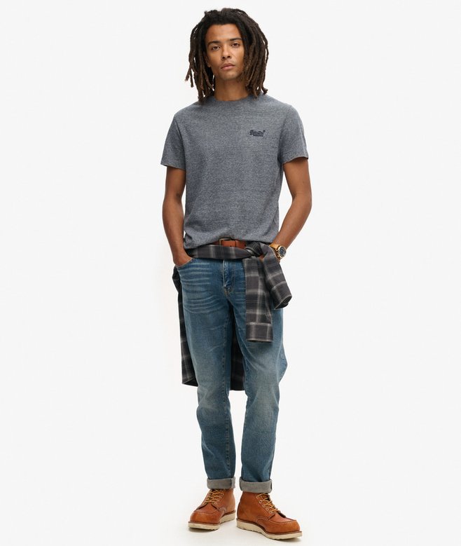 superdry Camiseta de algodón orgánico con logotipo Essential Liquidación