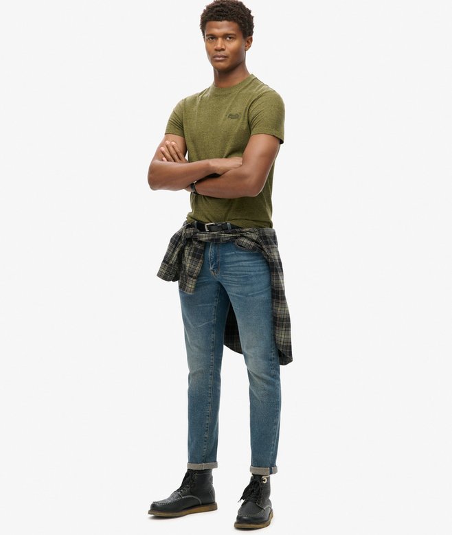 superdry Camiseta de algodón orgánico con logotipo Essential En oferta