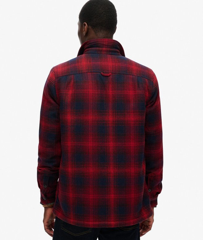superdry Sobrecamisa a cuadros de lana forrada de tejido polar Libre de impuestos