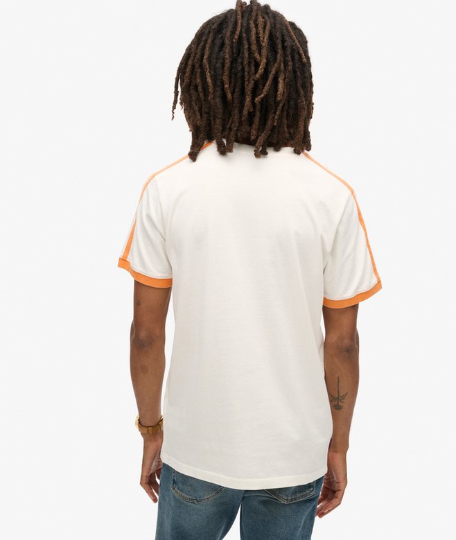superdry Camiseta retro de manga corta a rayas con logo Essential Oferta exclusiva