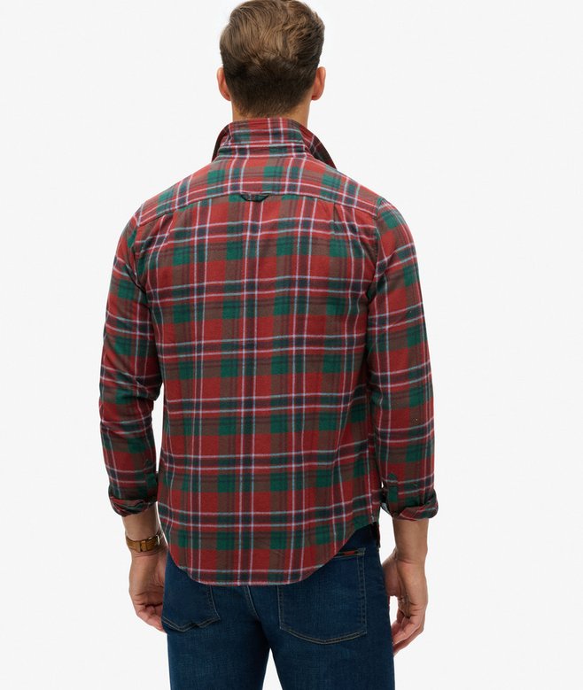 superdry Camisa de leñador de algodón de manga larga Descuento por venta flash