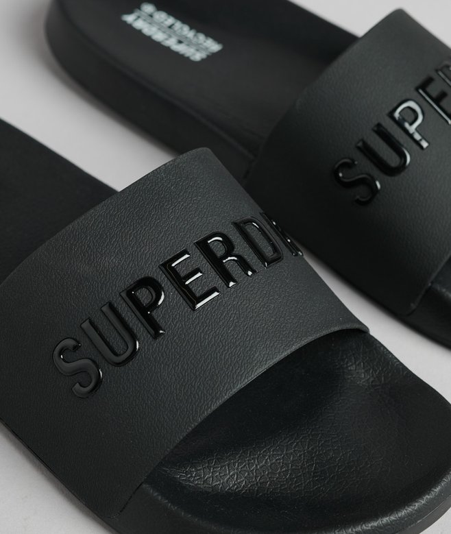 superdry Chanclas de piscina con logotipo CODE Grandes ahorros