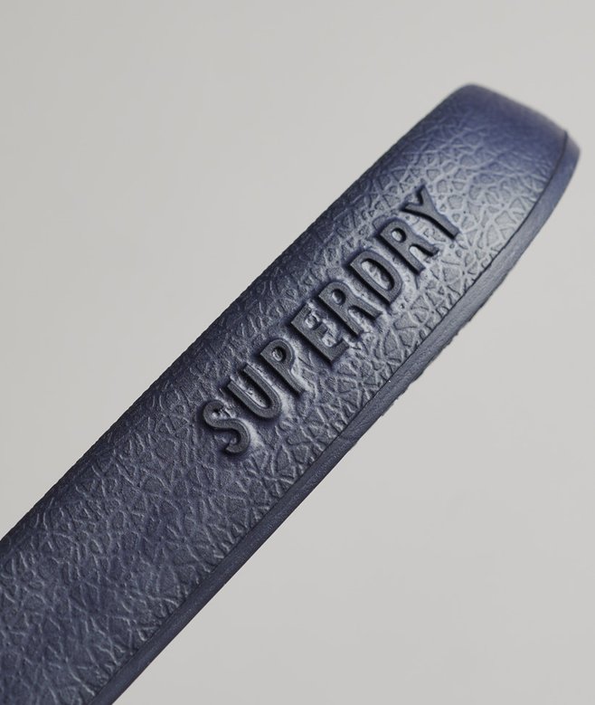 superdry Chanclas de piscina con logotipo CODE Rebajas de fin de temporada