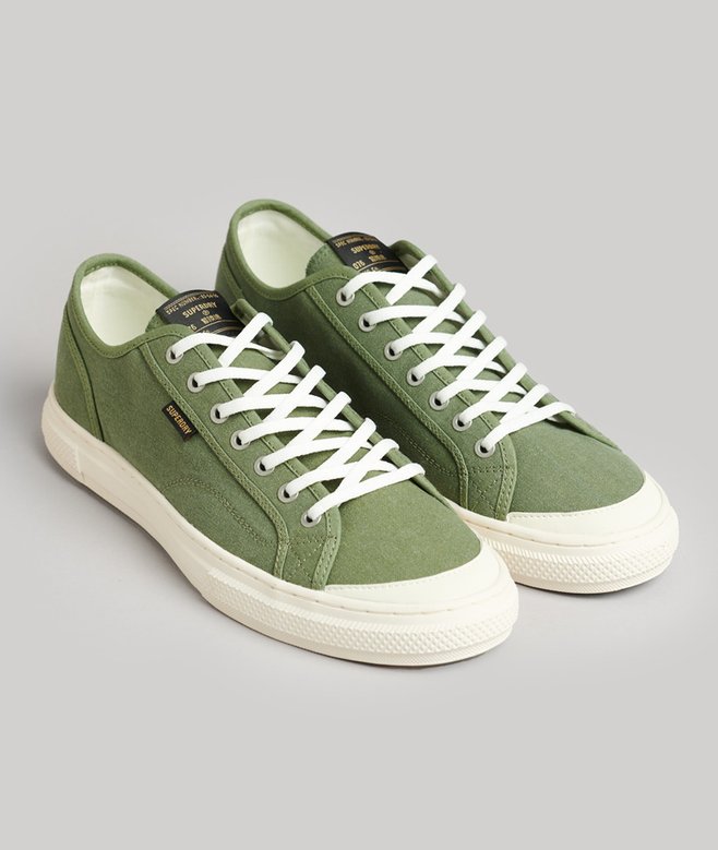 superdry Zapatillas deportivas veganas de lona y caña baja Envío gratis