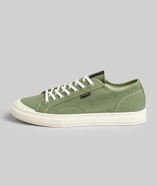 superdry Zapatillas deportivas veganas de lona y caña baja Envío gratis