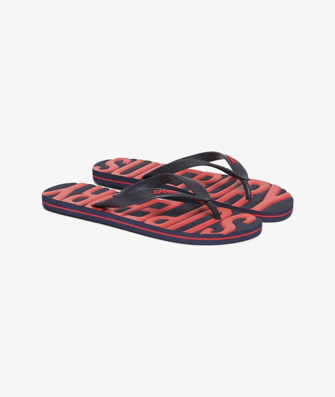 superdry Chanclas veganas con logotipo Vintage Logo Últimos 2 días